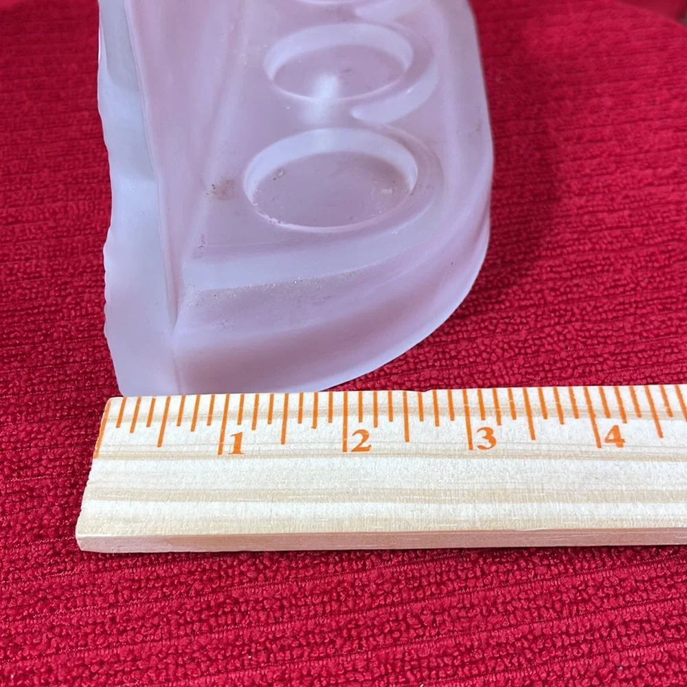 Vintage Foisted Glass House Candle Holder by “CHRISTMAS AROUND THE WORLD” 1989 - Picture 13 of 16